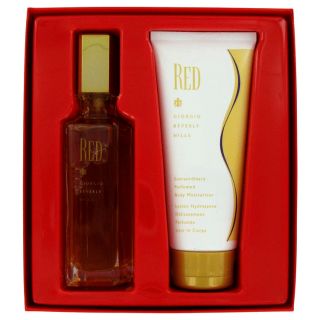 Red for Women by Giorgio Beverly Hills, Gift Set   3 oz Eau De Toilette Spray +