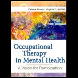 Occupational Therapy in Mental Health