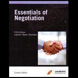 Essentials of Negotiation (Custom)