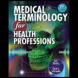 Medical Terminology for Health Professions   Workbook