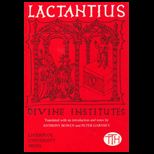Lactantius  Divine Institutes