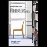 Thesis Resource Guide for Criminology and Criminal Justice