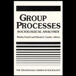 Group Processes  Sociological Analyses