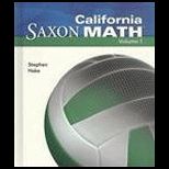 Saxon Math 2 Volume Set (California)