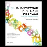 Quantitative Research Methods for Communication A Hands On Approach With CD