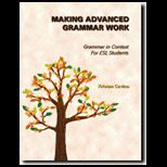 Making Advanced Grammar Work  Grammar in Context for ESL Students