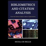 Bibliometrics and Citation Analysis