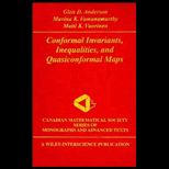 Conformal Invariants, Inequalities, and .