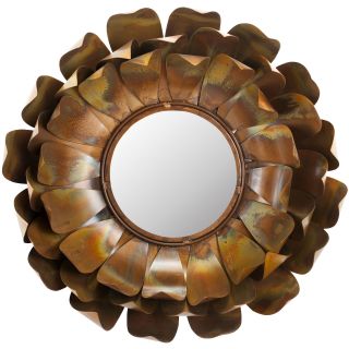 Lotus Mirror, Burnt Copper