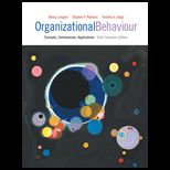 Organizational Behavior   Text (Canadian)