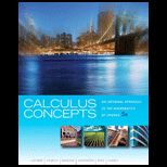 Calculus Concepts Informal Approach to the Mathematics of Change