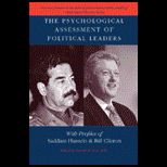 Psychological Assessment of Political Leaders  With Profiles of Saddam Hussein and Bill Clinton