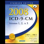 Saunders 2008 ICD 9 CM, Volume 1, 2, and 3  Package