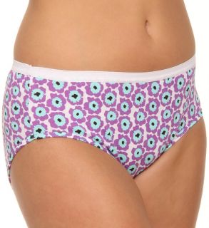 Just My Size 1641 Cotton Hipster Panty 5 Pack