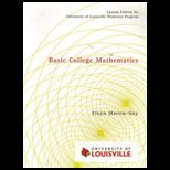 Basic College Mathematics   With CD (Custom)