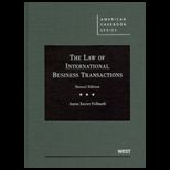 Law of International Business Transactions