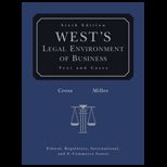 Wests Legal Environment of Business   with Online Business Guide