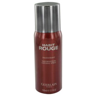 Habit Rouge for Men by Guerlain Deodorant Spray 5 oz