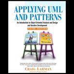 Applying UML and Patterns  Introduction to Object Oriented Analysis and Design and Interative Development