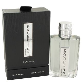 Exception Platinum for Men by Yzy Perfume Eau De Parfum Spray 3.4 oz