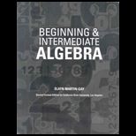 Beginning and Intermediate Algebra   With 2 CDs (Custom)