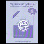 Mathematics Activities for Elementary School Teachers Problem Solving Approach to Mathematics With Manip. Cards