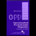 Operationalized Psychodynamic Diagnostics