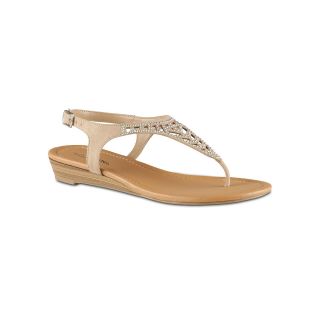 CALL IT SPRING Call It Spring Eowacia Wedge Sandals,   Bone, Womens