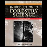 Intro to Forestry Science Lab Manual   CD Rom