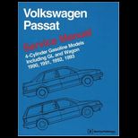 Volkswagen Passat  Service Maual 1990, 1991, 1992, 1993   4 Cylinder Gasoline Models Including Gl and Wagon