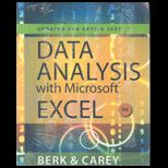 Data Analysis with Microsoft Excel Updated for Office XP   with Web Site Printed Access Card