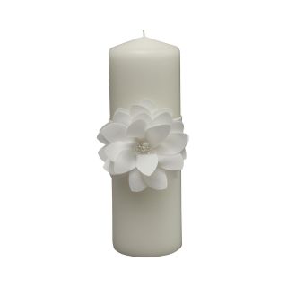 IVY LANE DESIGN Ivy Lane Design Water Lily Pillar Candle, White
