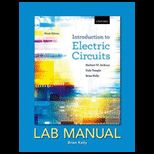 Introduction to Electric.   Lab. Manual (Canadian)