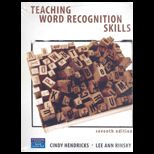 Teaching Word Recognition Skills