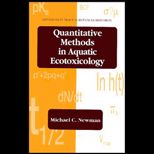 Quantitative Methods in Aquatic Ecotoxicology