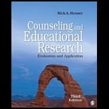 Counseling and Educational Research