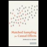 Matched Sampling for Causal Effects