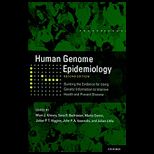 Human Genome Epidemiology