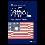Concise Companion to Postwar American Literature and Culture