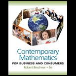 Contemporary Mathematics for Business and Consumers   With Access