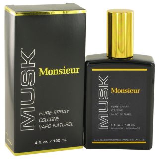 Monsieur Musk for Men by Dana Cologne Spray 4 oz