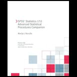 SPSS 17.0 Advanced Statistical Procedures Companion