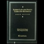 Patent Law and Policy Cases and Materials