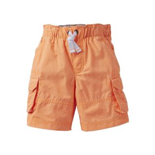 Carters Solid Ripstop Cargo Shorts   Boys 2t 4t, Orange, Orange, Boys