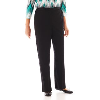 Alfred Dunner Beekman Place Pull On Pants, Black, Womens