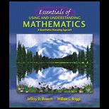 Essentials of Using and Understanding Mathematics   With Student Study Guide / Solutions Manual