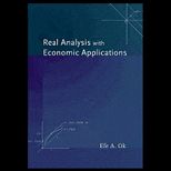Real Analysis With Economic Applications