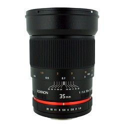 Rokinon 35mm f/1.4 Wide Angle US UMC Aspherical Lens for Canon