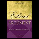 Ethical Argument  Critical Thinking in Ethics