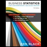 Business Statistics For Contemporary Decision Making (Looseleaf)